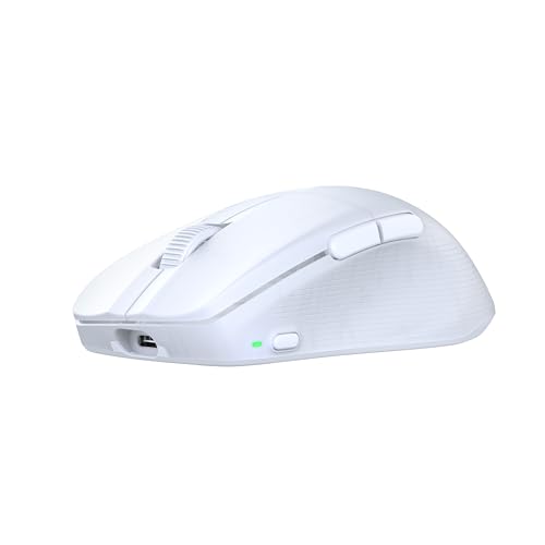 Turtle Beach Pure Air - Souris de Gaming RGB Ergonomique Blanc|Ultra-légère Batterie 125h Bluetooth Capteur 26 000 PPP É