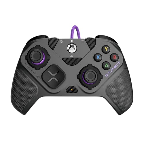 "Turtle Beach Victrix Gambit Prime Manette de tournoi filaire avec sticks interchangeables, Rapid Fire Clutch Triggers e